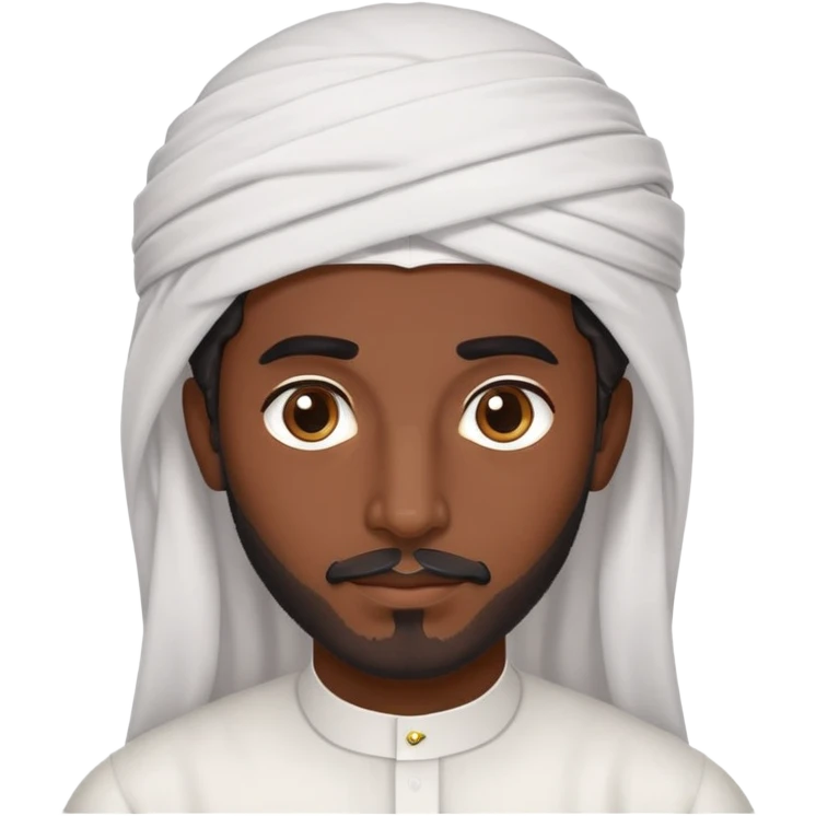 emirati man with comma hair  emoji