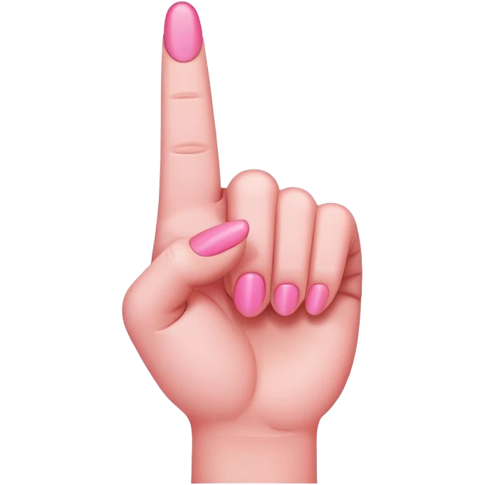 pink middle finger  emoji