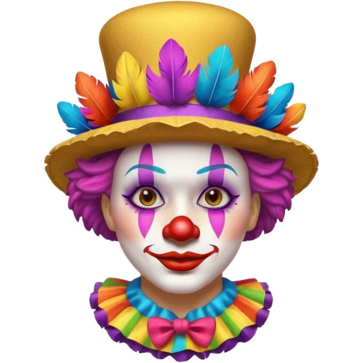  Clown feathered hat  emoji
