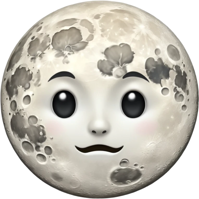 White full moon emoji