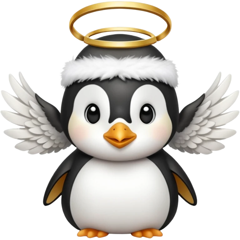 penguin angel emoji