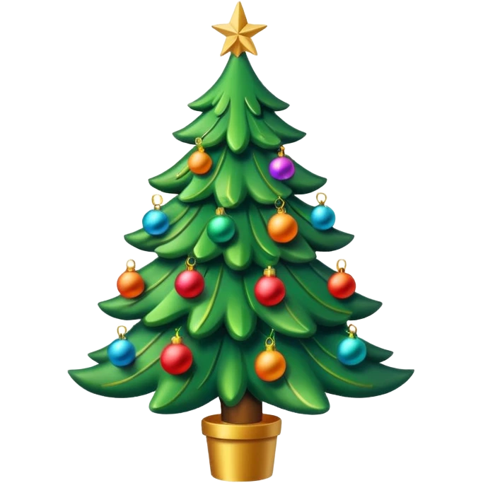 green Christmas tree emoji