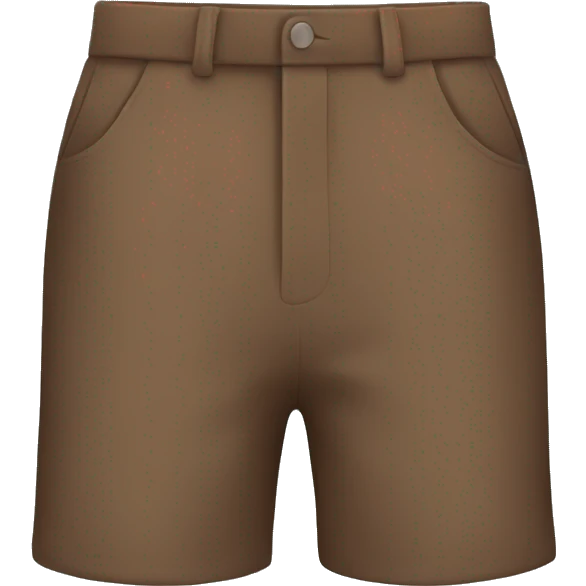 brown shorts emoji