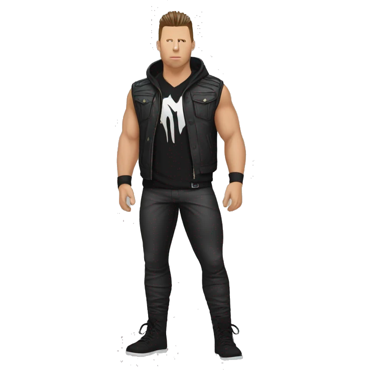 The Miz wwe with this clothes  emoji