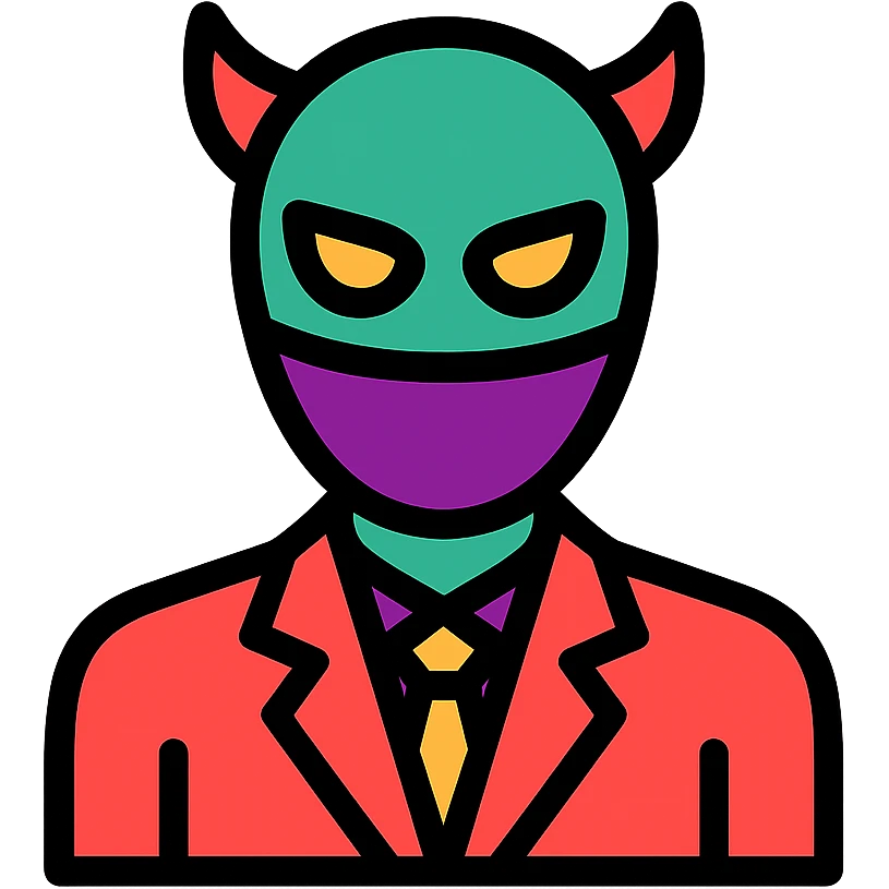 怪人, color outline icon style, modern and clean emoji