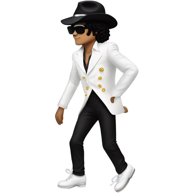 Michael Jackson moonwalk emoji