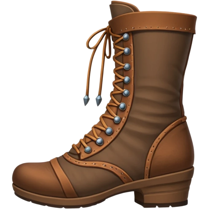 medievil boots, simple fantasy adveture boots, female emoji