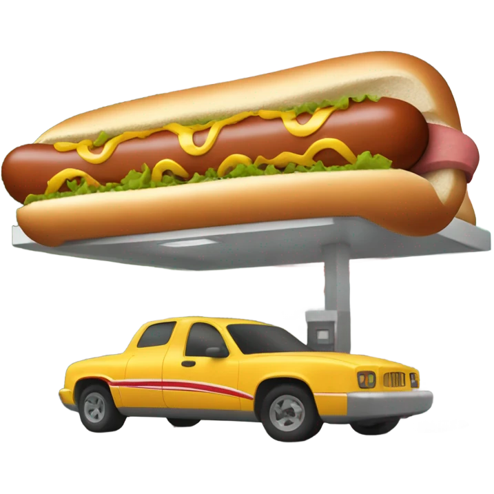 gas station hot dog emoji