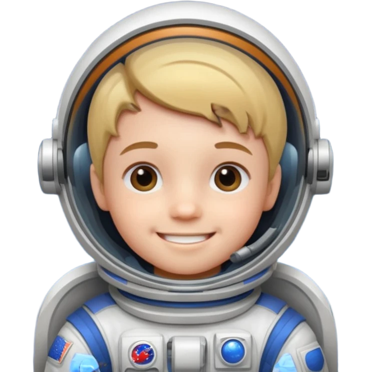 Kid in Astronaut Uniform
 emoji
