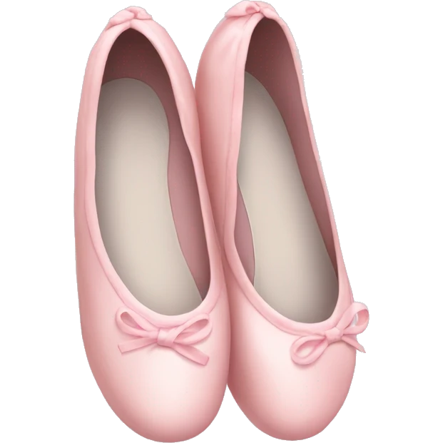Pale pink ballet shoes emoji