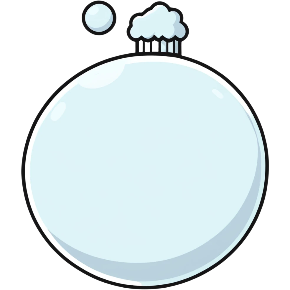 Snowball emoji