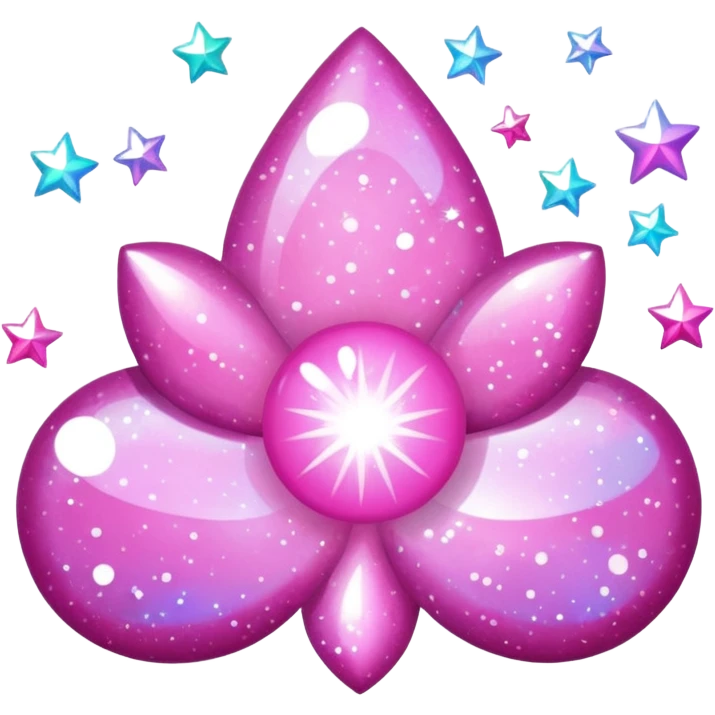 Pink sparkles emoji