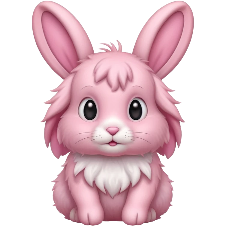 Pink cute bunny emoji