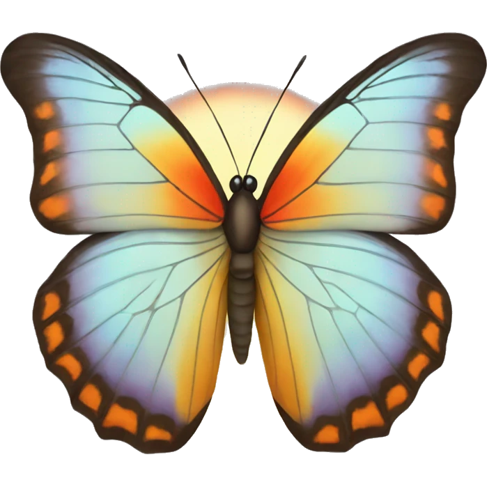 Sunrise butterfly emoji