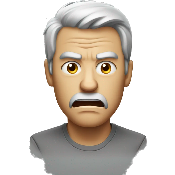 Angry man emoji