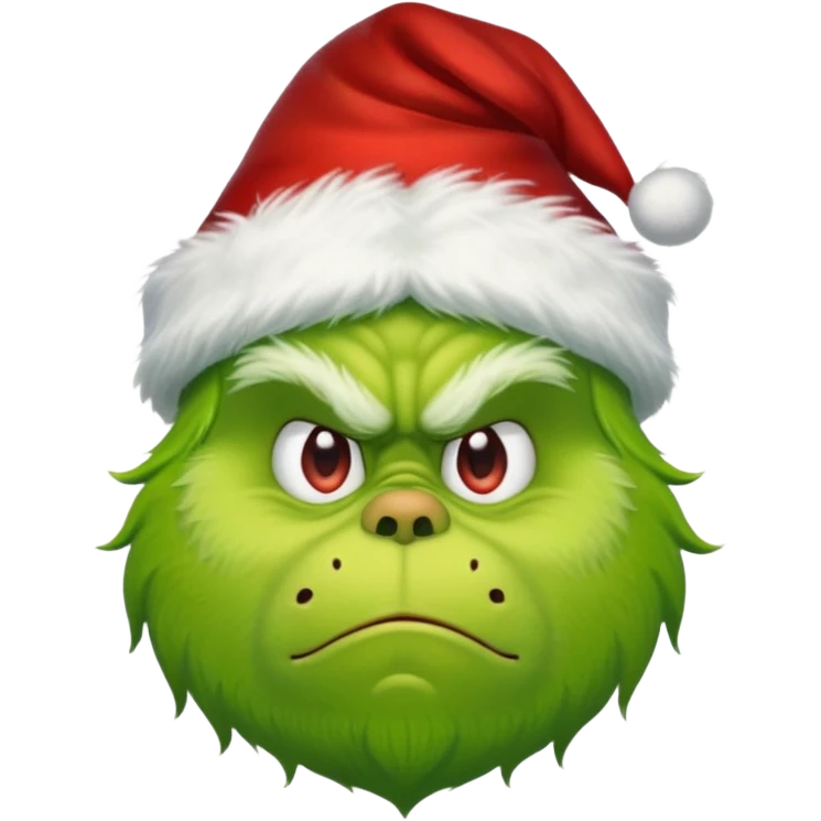 Grinch like emoji