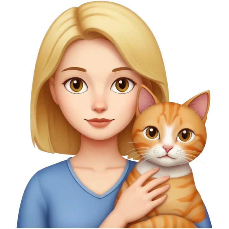 Cat with women emoji