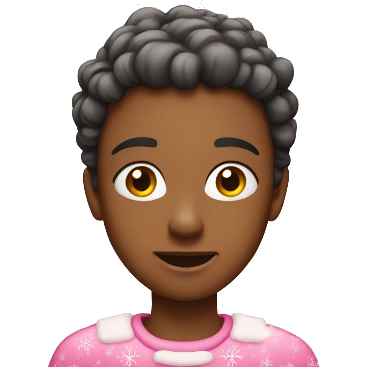 pink christmas  emoji