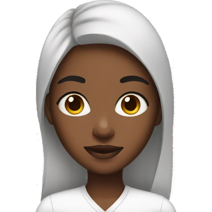 Girl with skincare  emoji