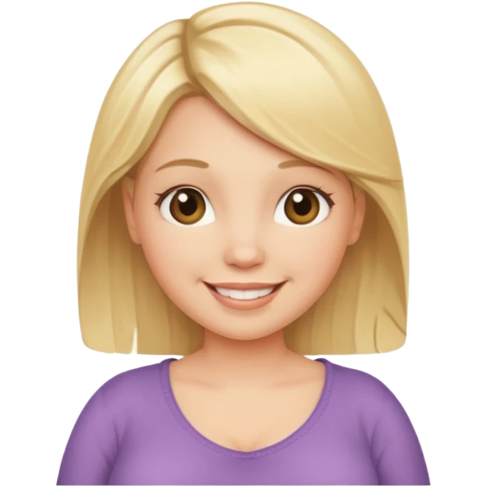 Pregnant woman blonde hair emoji