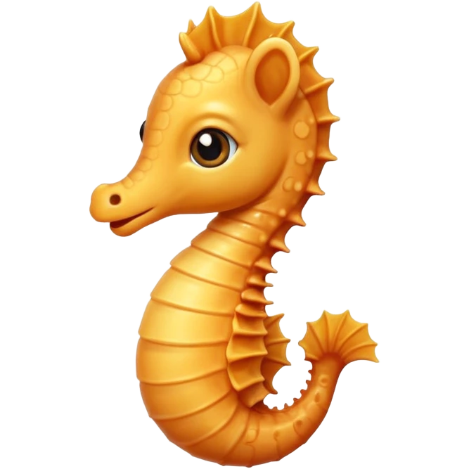Tiny cute happy cute lovely adorable baby sea horse smiling small little baby emoji