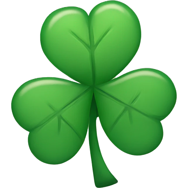 sad shamrock emoji