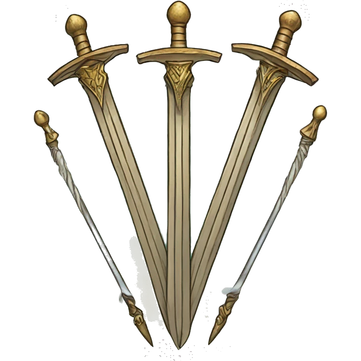 tarot 3 of swords  emoji