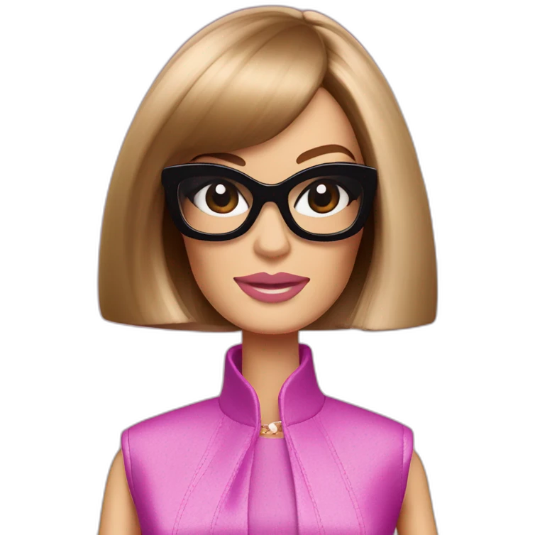 Anna wintour is a Barbie doll emoji