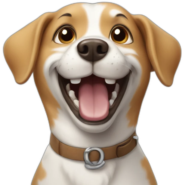 happy dog emoji