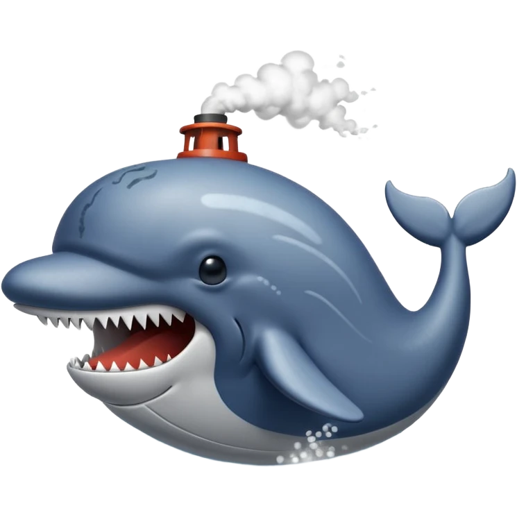 angry docker whale with steam coming from blowhole emoji