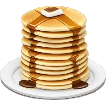 S’mores eating pancakes emoji