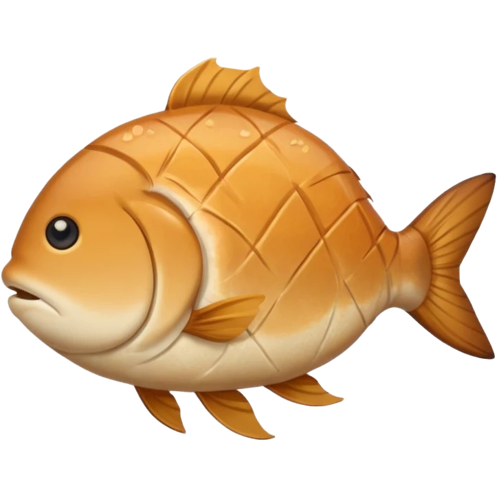 fish-shaped bun like simple emoji for using app  emoji