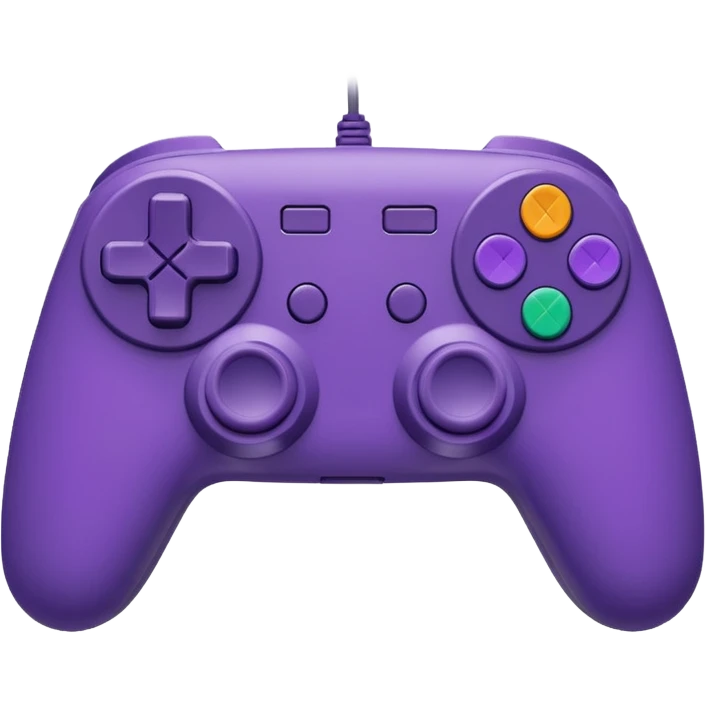 purple gaming controller emoji