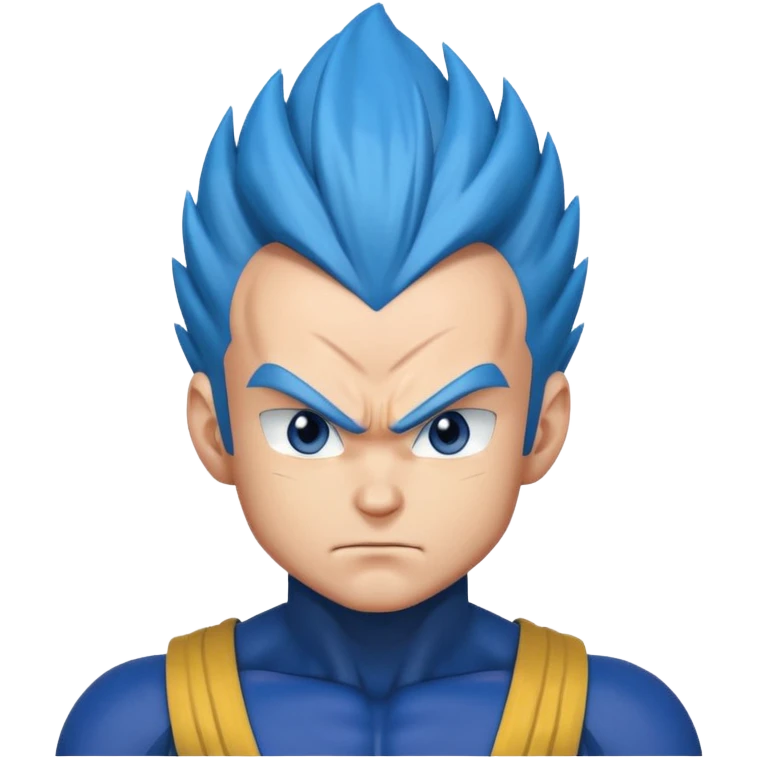 Vegeta blue emoji