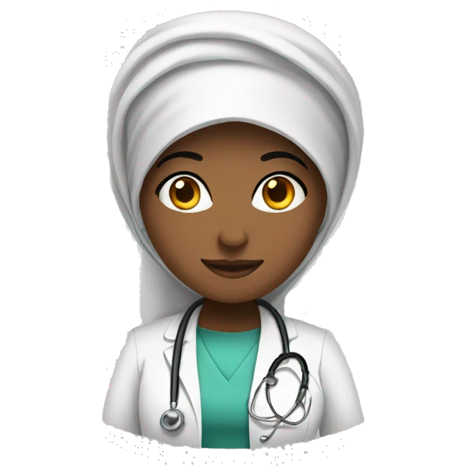 Doctor hijabi emoji