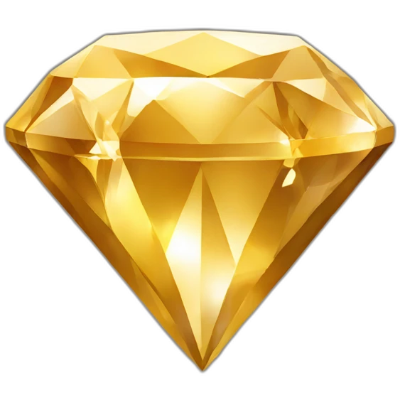Gold diamond emoji