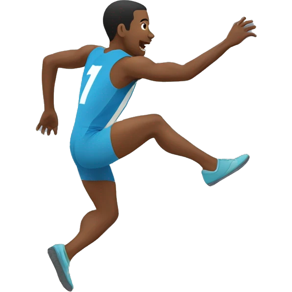 long jump side view emoji