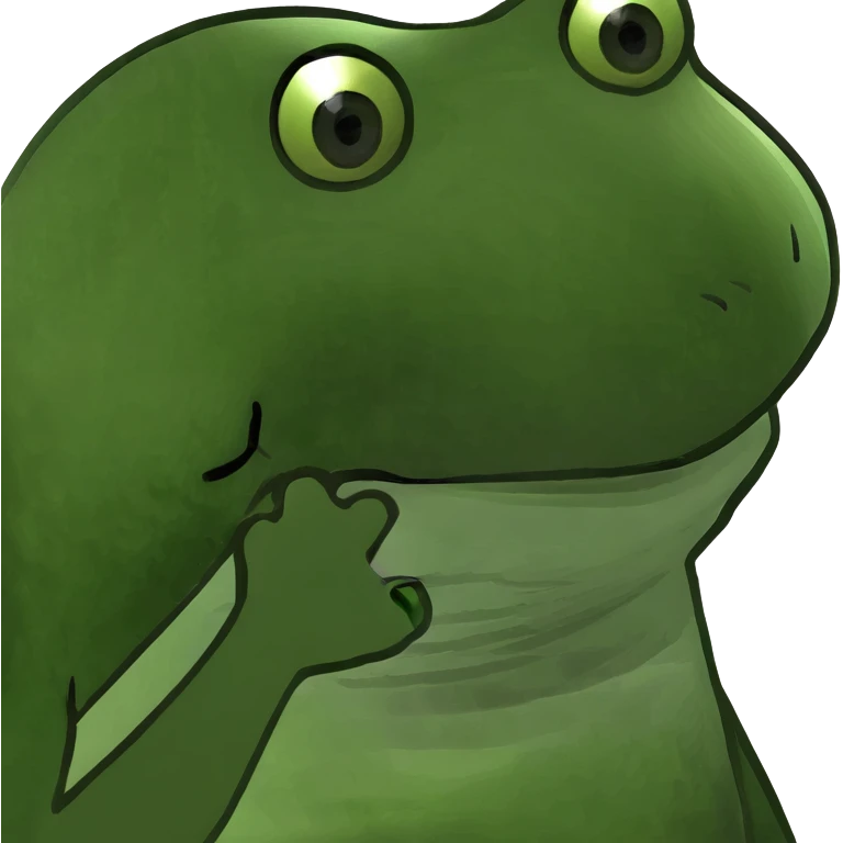 cat bufo frog meme style emoji