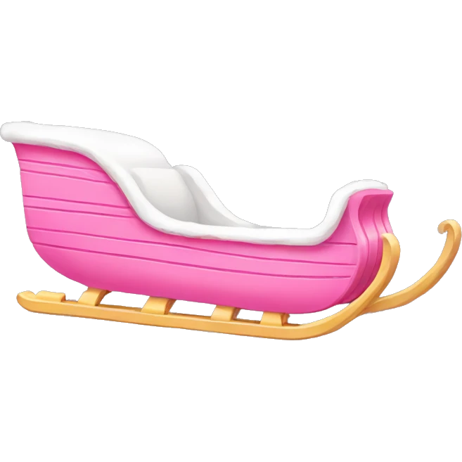 pink sled emoji
