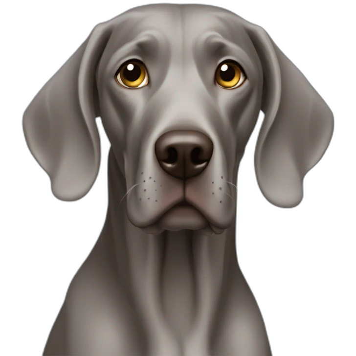 Weimaraner emoji