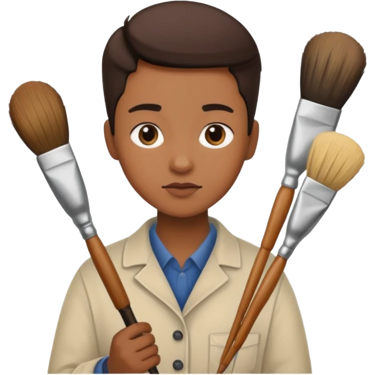 Restorers with Brushes emoji