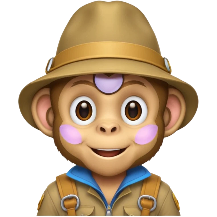 explorer monkey emoji