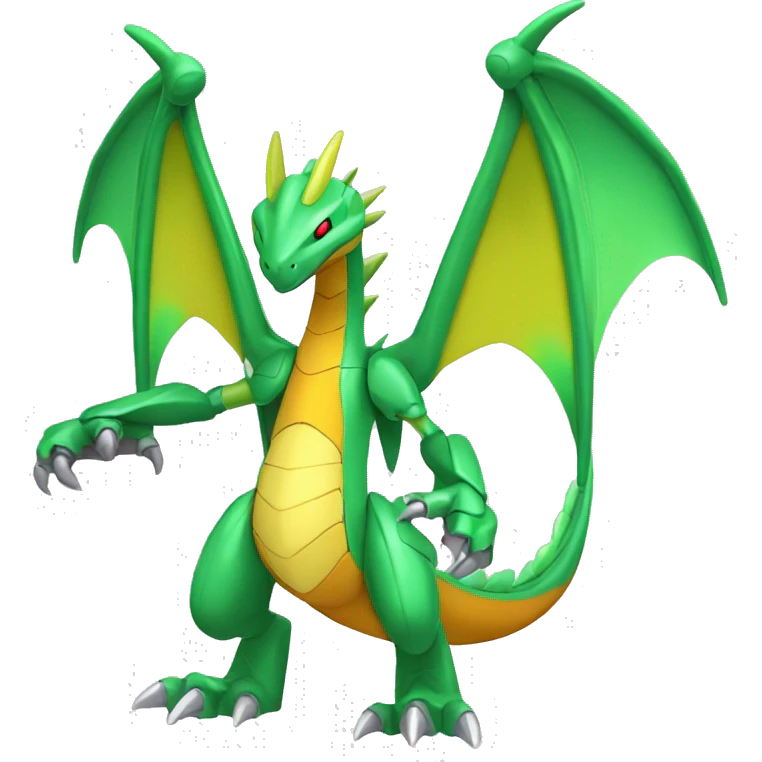 Mechanical Flygon-dragon-Charizard-raptor-Medabot-Mecha full body emoji