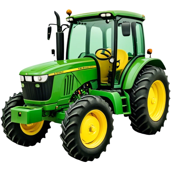 Tractor - John Deere 5055E (Model Year: 2021) (Iconic colour: Green with yellow) emoji