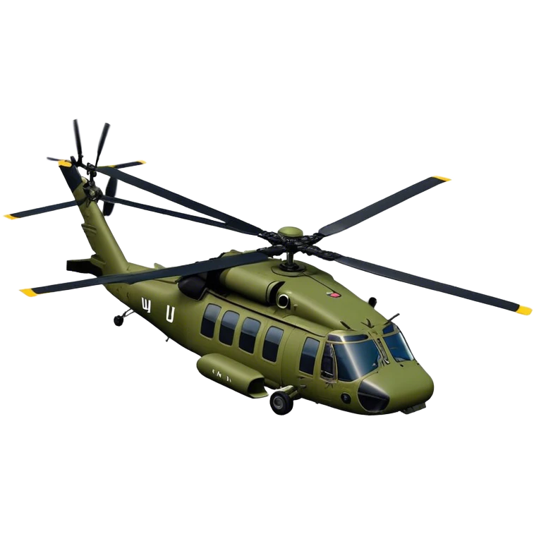 Sikorsky UH-60 Black Hawk - Sikorsky (Model Year: 2022) (Iconic colour: Olive green) emoji