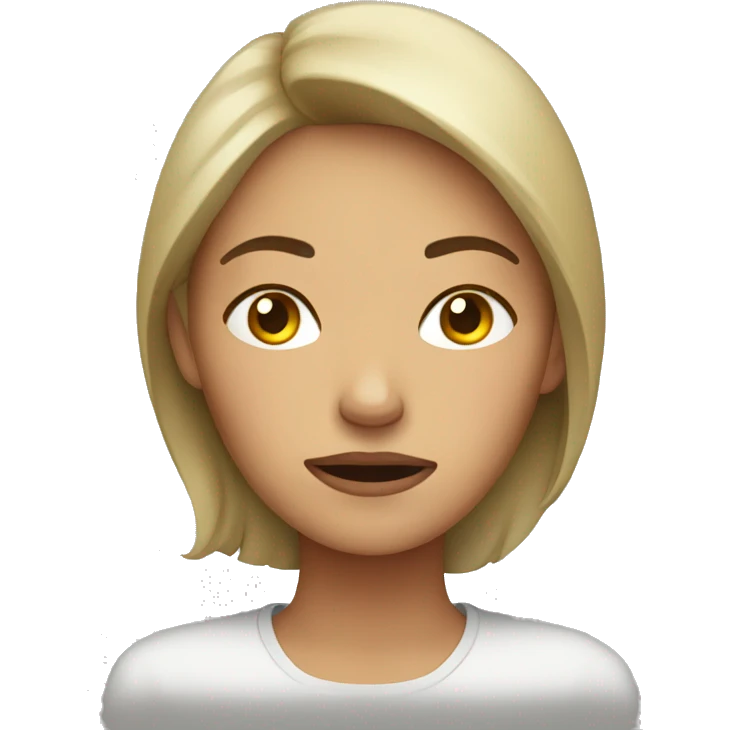 Tired woman emoji