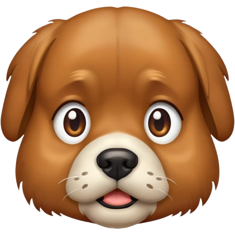 Crying dog emoji