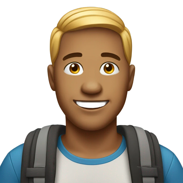 Special needs man  emoji