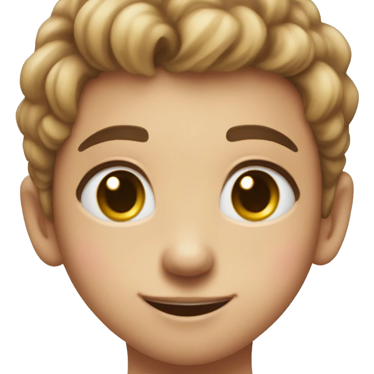 Cutie love heart eyes and blushing cheeks emoji