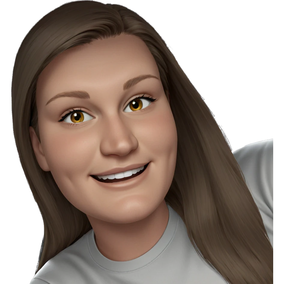 girl smiling by car emoji